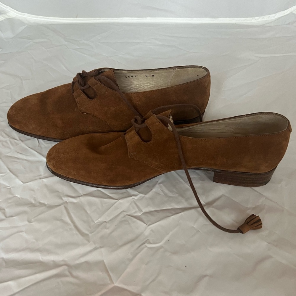 Silvia Florentina X Gravati Brown Flats Suede 520